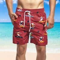 Muški kupaći kostim Inseam Muns Swim trunks Duga muška ljetna tiskarska plaža Kratki casual Labavi modni