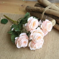 Hododo Rose Silk umjetni cvjetni buket za uređenje kućice za vjenčanje