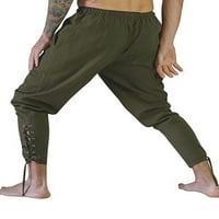 Muške casual harem hlače elastične islice pantalone čipkaste guzice