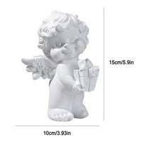 Baby Angel Resin Cherub Statua Vrt Minijaturna statua Slatka anđela Skulptura Spomentualistička kipa