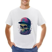 Nova zgodna lubanja Zombie Tee Muški cool grafički dizajn majica hodanje mrtav horor poklon