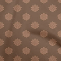 Onuone pamučna kambrića smeđa tkanina azijska blokasak Dress haljina materijala od tkanine od dvorišta