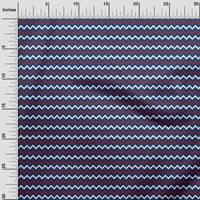 Onuone pamučne fleke kraljevske plave tkaninske pruge tkanina za šivanje tiskane plafne tkanine od dvorišta Wide-48W