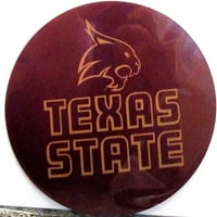 Texas State Bobcats Decal RR 4 Okrugli vinyl Automatski home Window Glass University of
