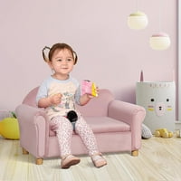 Ergonomska pjena dječja kauč s unutarnjim dijelovima igračaka, baršunasti djeca kauč s mekim rukama,
