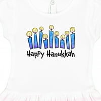 Inktastična hanpy hanukkah sa litljenim svijećom poklon toddler haljina