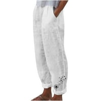 Gacuwne posteljine za žene Ležerne ljetne hlače za hod Conpress dugačke hlače Lounge pantalone Duks