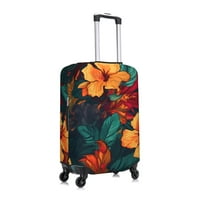 Poliesterski elastični poklopac prtljage, tropski cvjetni uzorci za zaštitu od kofera za kofer za kofer