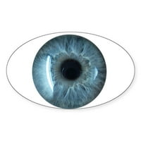 Cafepress - plava naljepnica za očne jabučice - naljepnica