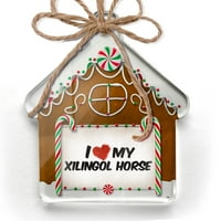 Ornament ispisano jedno oboljeno volim moj Xilingiol konjski božić Neonblond