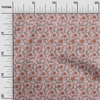 Onuoone Georgette viskoza svijetlo ružičasta tkanina batik diy odjeća za preciziranje tkanine za ispis