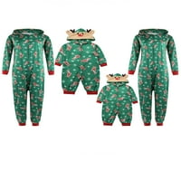 BabibeAuty Family Pajamas Jumpsit za odrasle Djeca Odgovarajući setovi Jedan Božić PJS jelena odjeća