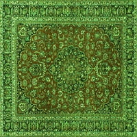 Ahgly Company u zatvorenom pravokutniku Perzijski zeleni tradicionalni prostirke, 8 '10 '