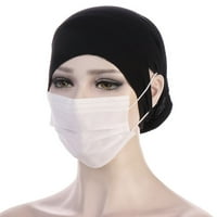 Hijab undercap s rupicom za uši podvlačenje u unutrašnjosti Hijabs poklopca poklopca turban ispod kape sa izrezom u uhu za slušalice kape