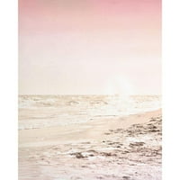 Allen, Kimberly Crni moderni uokvireni muzej umjetnički print pod nazivom - Plaža ružičasta 2