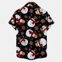 Zunfeo Funny T majice za muškarce sa džepovima na plaži vrhovi od ispisanog božićnog gumba s kratkim