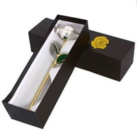 Homemaxs cvjetaju lakirani 24K zlatni ruže pozlaćeni real rose rođendan Valentinovo godišnjica poklona sa suvenir torbama