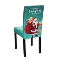 Božićni stolnjak stolica Poklopac zimskog božićnog prazničnog stola ukras ukras ukras za trpezariju Kućna zabava