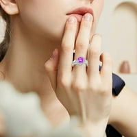 Duhgbne cirkon puni dijamantni prsten za rođendan nakita prijedlog poklona za angažman za zabavu