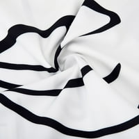Bespremljeni vrhovi rezervoara za žene Žene Ležerne prilike bez rukava V-izrez metalna kopča Sling tiskani prsluk rezervoar za bluze Camisole White S