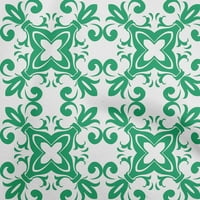Onuone pamučna svila zelena tkanina azijska blok cvjetna haljina materijala tkanina za ispis tkanine sa dvorištem širom