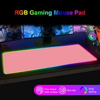DEYUER LED RGB pozadinsko osvjetljenje Karta Snow Lion Light uzorak Desktop Gaming Jastuk za miš, 6