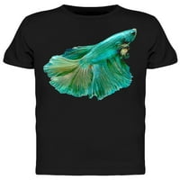 Plava sa srebrnom majicom Betta Fish Muškarci -Mage by Shutterstock, muški medij