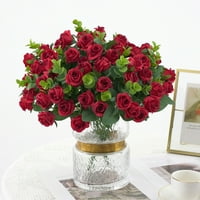 Farfi Beautiful Artifični cvijet Izvrsni Fau svileni cvijet realističan vizuelni efekt lažna ruža za