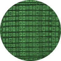 Ahgly Company Zatvoreni okrugli sažetak Smaragdno zeleni savremeni prostirke, 7 'okrugli