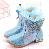 B91XZ Girls Winter Boots cipele kratke čizme Djevojke princeze čizme Dječje čizme princeze cipele