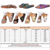 Daeful Women Flats Poslani bez leđa Otvoreno Papuče za cipele Kuca ugodne ležerne cipele u boji Leopard Print 8