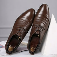 SHPWFBE cipele čipka Business Coather Casual Udobne vjenčanje Muške odijelo Muške cipele