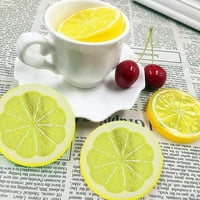 Iaknjing Lažne voćne kriške umjetne plastične limunske lubenice jagode narančaste kriške i plastični