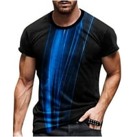 Muške grafičke majice 3D majice tiskane majice za muškarce kratki rukav ležerni trendi ulica modni dizajn okrugli vrat