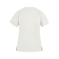 Ljetna ženska cjelokupna uniforma njegovatelja odjeće labava velika veličina Prednji džep Šareni print rukavi Košulje za žensko čišćenje prodaje Finalno čišćenje S-5XL XXL