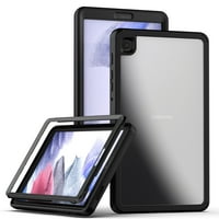 Slučaj za Apple iPad Mini 6. Gen Slim prozirnog hibrida sa ugrađenim zaštitnikom zaslona apsorbira zaštitnu zaštitnu tabletu s dualnim slojem [Clear Black]