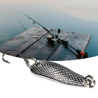 Ribolovna mama, premium metalni sekfiki umjetni ribolovni mamac za mamce Jednostruki kukir riba krivulja za krivulju za ljubitelje ribolova