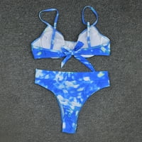 Amousa ženska ljetna modna seksi tiskana V-izrez Halter bikini kupaći kostimi kupaći kostimi