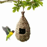 Ziloco Domaći dekor u Cleance ručno tkaninu Hummingbird House Pild gnijezdo Hibiscuser Trava simulacija