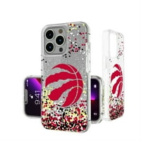 Toronto Raptors iPhone Glitter Case sa Confetti dizajnom