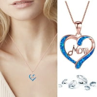 Srce nakit mladenka u obliku mladenke majke ljubavi vjenčani privjesak ogrlica poklon valentinovih slova na dan ogrlice i privjesci