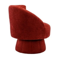 Okretna stolica za barel, stepen zagrljaj akcentna stolica sa okruglom nogom, okrugle fotelje sa širokim