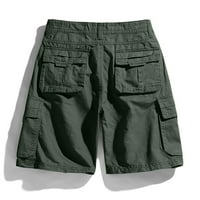 HOT6SL kratke hlače za muškarce, kratke hlače na otvorenom čvrstim kombinezonima Pamuk za pranje utemeljenog stanja Zelena l # Prodaja predmeta # Clear # 1