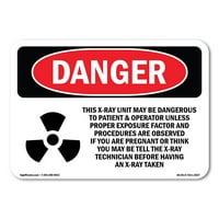 Znak opasnosti - ova rendgenska jedinica može biti opasna