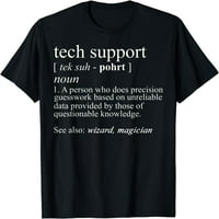 Definicija tehničke podrške, smiješna slatka majica Computer Nerd poklon