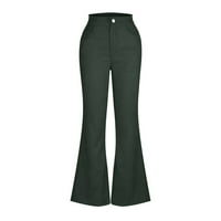 Ženske hlače Prodaja Ženska moda Slim Fit Udobni čvrsti džep u boji Ležerne prilike za pantalone Pokloni za žene