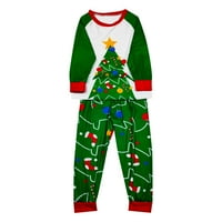 Uklapanje Xmas PJ-a za spavanje Xmas PJS za obitelj podudaranje porodice božićne pidžame postavljeno