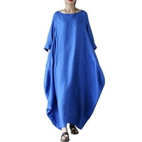 Miayilima casual haljina za žene haljine o vrat za upoznavanje stranke Midletth suknja veličine 3xl