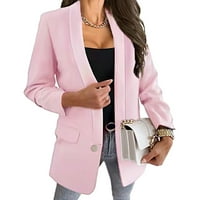 Žene Ležerne prilike tanka jakna Slim kaput dugih rukava Blazer Office Business Coats Jacket