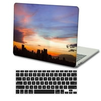 Kaishek kompatibilan sa Macbook Pro S Case - Model otpuštanja A A1502, plastični poklopac tvrdog kućišta + crni poklopac tastature, crvena serija 0548